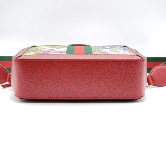 GUCCI GG Small Ophidia GG Flora Shoulder Bag New - Picture 9 of 14